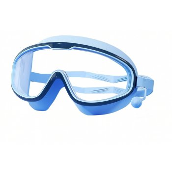 Kids Swimming Goggles with Earplugs, Blue