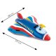 Inflatable Kids Pool Float Fighter Plane with Water Gun INTEX 57531, Blue