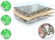 Nukido NK-340 Double-sided Foldable XPE Foam Play Mat Pad Rug for Kids, Earth-Train, 200x180cm