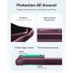 ESR Classic Hybrid Kickstand MagSafe Case for iPhone 18 Pro Max / 17 Pro Max, Frosted Deep Burgundy