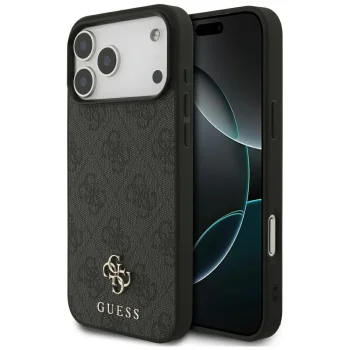 Guess 4G Small Classic Logo MagSafe Phone Case Cover iPhone 17 Pro Max - black