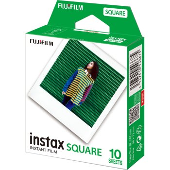 Fujifilm Instax Square Film, White Frame