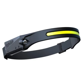 LED Headlamp with Motion Sensor WLCHL03, USB-C, 1200 mAh, Black