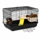 Cage for Small Rodents, Hamsters, Mice with Accessories Petsi, Black