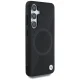 BMW Leather Half Textured MagSafe Case for Samsung Galaxy S25 - Black