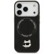 Karl Lagerfeld iPhone 17 Pro Max Case Choupette Pin MagSafe, Black
