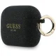 Guess Silicone Glitter Ring Case for Apple AirPods Pro 3, Black