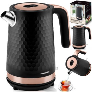 Electric Kettle Berdsen BD-705, 1.7 L, Black-Copper
