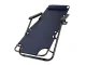 Folding Garden Sun Lounger 2-in-1 Zero Gravity, Navy Blue