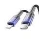 Joyroom S-A42 Crystal-Clear Series 30W USB-C to Lightning Cable 1.2m Black