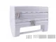 4-in-1 Kitchen Organizer and Foil/Paper Dispenser, White