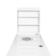 Manicure Desk 310 with Built-in Dust Collector Right, White