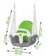 Ricokids 3-in-1 Toddler Bucket Swing Elephant, Grey/Green