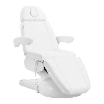 Electric Beauty Chair Azzurro Lux 154877, 3 Motors, Heating, White