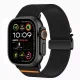 Tech-Protect Nylon Clasp Strap for Apple Watch 44 / 45 / 46 / 49 mm - Black