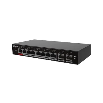 PoE Switch 8-Port 100 Mbps + 2G Uplink S4100-8ET2GT-96-C