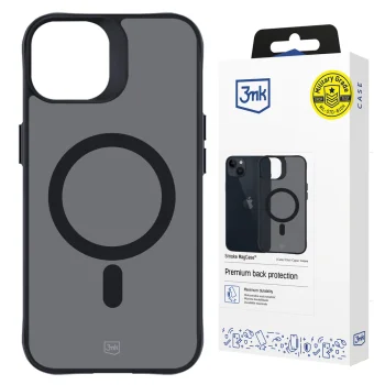 3mk iPhone 14 Plus Case Smoke MagCase, Semi-Transparent
