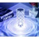 Izoxis Crystal Rose Projector Lamp, Clear