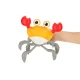 Interactive Crawling Crab Toy with Sensor and Music, Red