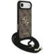 Чехол Guess для iPhone Air 4G Big Logo Cord Strap Crossbody, коричневый