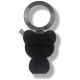 Nimmy Cool&Cute 2.0 Dog Magnetic Pendant and Phone Stand, Black
