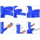 Compact Pool and Pond Bottom Cleaning Kit, Blue