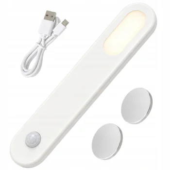 Magnetic LED Lamp with Motion Sensor and USB, 1.5W, White