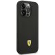 Ferrari Fehcp14lsibbk iPhone 14 Pro 6.1" Black/black Hardcase Silicone Metal Logo