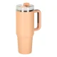 Thermal Mug with Straw and Handle, 1200ml, Powder Pink