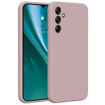 Etteri Silicone Case for Samsung Galaxy A34 5G, Light Pink