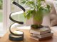 LED Spiral Desk Lamp, 3 Light Colors, USB, Black