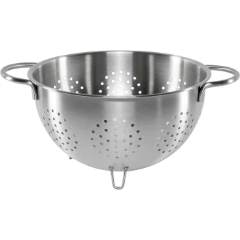 Gefu Colino Colander Strainer with Handles and Feet, 4 L, Stainless Steel