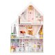 Деревянный кукольный домик XXL Ecotoys 4127 Пудровая резиденция