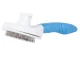 Self Cleaning Pet Comb Dog Cat Rabbit Puppy Massage Brush Tool, Blue/White