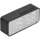 Setty SCL-01FM-S Desk Clock with Bluetooth Speaker and FM Radio
