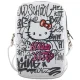 Hello Kitty Graffiti Kitty Head Shoulder Bag - White