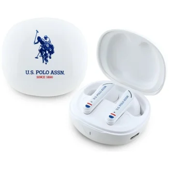 US Polo ASSN. DH Logo TWS Bluetooth in-ear headphones, white
