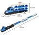 Foldable Car Transporter Track XXL with 10 Cars, Blue