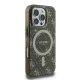 Guess iPhone 16 Pro Case IML 4G Background MagSafe, Brown