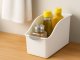 Kitchen Cabinet Organizer Plastic Storage Bin for Cleaning Supplies Under Sink