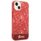 Guess iPhone 14 Plus Case Bandana Paisley Red