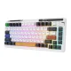 Wireless mechanical keyboard Royal Kludge KZZI K75 pro RGB, Eternity Switch (black and white)