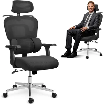 Sofotel Talin Ergonomic Mesh Office Chair, Black
