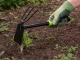 Garden Hoe & Rake 2-in-1, 30cm, Black/Green