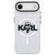 Karl Lagerfeld IML Karl Sketch Logo MagSafe Case for iPhone 17 Air, Transparent