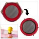 Kids Garden Trampoline with Net and Balls, 140cm, Red