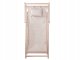 Wooden Beach Lounger Garden Folding Chair, Beige