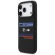 BMW M Silicon Horizontal Line MagSafe Phone Case Cover iPhone 17 Pro - Black
