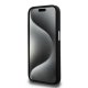 Karl Lagerfeld iPhone 15 Pro чехол Silicone Metal Script Logo, черный