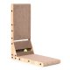 Corner cardboard cat scratcher with toy bed Petsi